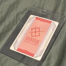 SDCC 2025 PROMO HOLO GUNDAM Card Game Resource RP-002 NM+ - Image 2