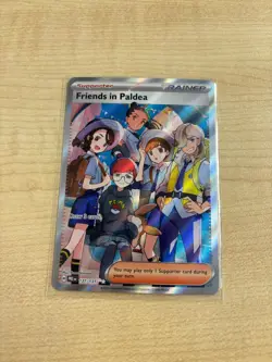 Pokemon Prismatic Evolutions Full Art Card Friends in Paldea 137/131 NM - Image 1