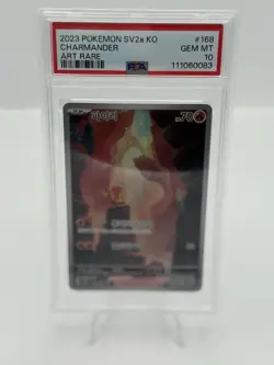 Charmander 168/165 Sv2a: Pokemon Card 151 Holo (Japanese) PSA 10 - Image 1