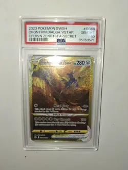 2023 POKEMON SWSH #GG68 FULL ART/ORIGIN FORME DIALGA VSTAR PSA 10 - Image 5