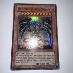 Yugioh Red-Eyes Darkness Dragon ABPF-ENSE2 Super Rare Holo - Image 1