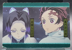 Tanjiro Shinobu Demon Slayer Card CCG Japanese BANDAI #2531546 #022 0725 - Image 1