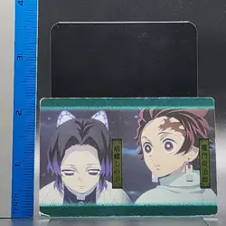 Tanjiro Shinobu Demon Slayer Card CCG Japanese BANDAI #2531546 #022 0725 - Image 2