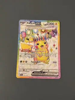 Pokemon TCG Surging Sparks Set: Pikachu ex 219/191 Ultra Rare Card - Near Mint - Image 1