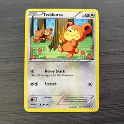 Teddiursa RC15/RC25 Common Black & White: Legendary Treasures Pokemon Card - Image 1
