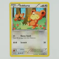Teddiursa RC15/RC25 Common Black & White: Legendary Treasures Pokemon Card - Image 1