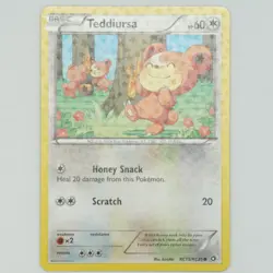 Teddiursa RC15/RC25 Common Black & White: Legendary Treasures Pokemon Card - Image 2