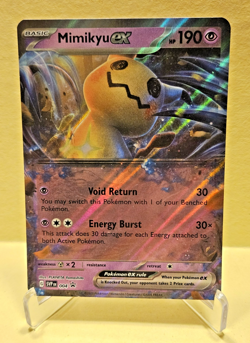 Pokemon TCG | Mimikyu EX | SVP004 Black Star Promo Card - Image 1
