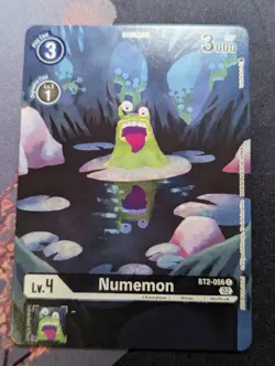 Numemon BT2-056 C Digimon Card Game Illustration Competition Promo - NON FOIL NM - Image 1
