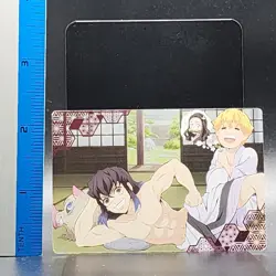 Inosuke Zenitsu Demon Slayer Card CCG Japanese BANDAI #2531546 #030 0725 - Image 2