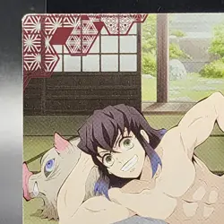 Inosuke Zenitsu Demon Slayer Card CCG Japanese BANDAI #2531546 #030 0725 - Image 3