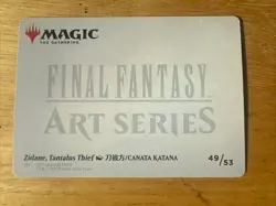 Zidane, Tantalus Thief - Art Series 49/53 - Final Fantasy MTG - Image 2