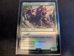 MTG Magic the Gathering FOIL Coliseum Behemoth FIN! - Image 1