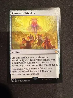 Banner of Kinship - 0127 FDN MTG - Rare N/M - Starter - Image 1