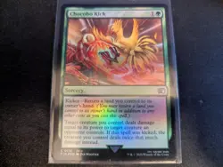 MTG Magic the Gathering FOIL Chocobo Kick FIN! - Image 1
