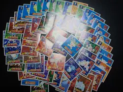Pokemon Card Amada Sticker Non Holo x60 Ninetales Hitmonchan Poliwrath etc #4609 - Image 1