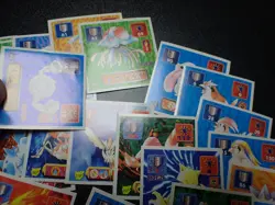 Pokemon Card Amada Sticker Non Holo x60 Ninetales Hitmonchan Poliwrath etc #4609 - Image 2