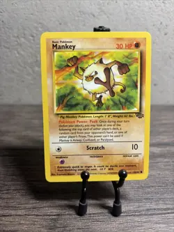 Mankey 55/64 Jungle Regular Common-Vintage-Pokemon TCG-Fast Shipping-NM!! - Image 1