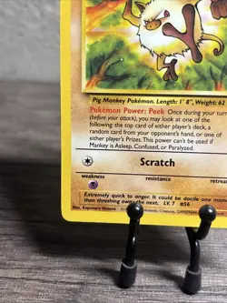 Mankey 55/64 Jungle Regular Common-Vintage-Pokemon TCG-Fast Shipping-NM!! - Image 4