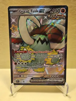 Great Tusk ex SV: Scarlet & Violet Promo Cards 072 Near Mint NM Pokemon - Image 1
