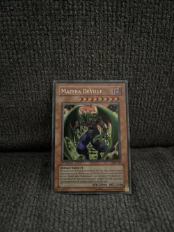 Yugioh Mazera Deville 1st Edition Secret Rare AST-111 HP - Image 1