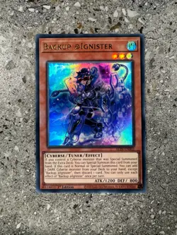 Yugioh TCG Backup @Ignister ALIN-EN002 Ultra Rare 1st Edition NM-M - Image 1