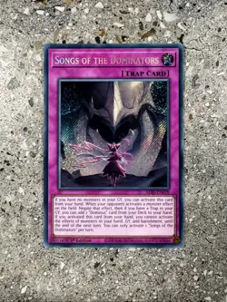 Yugioh TCG Songs of the Dominators ALIN-EN078 Secret Rare 1st Edition NM-M - Image 1