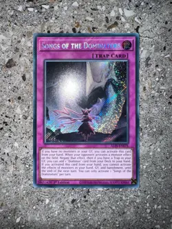 Yugioh TCG Songs of the Dominators ALIN-EN078 Secret Rare 1st Edition NM-M - Image 3