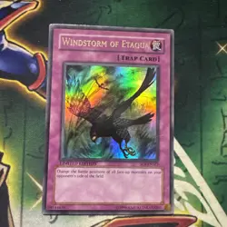 Yugioh! Windstorm of Etaqua SOI-ENSE3 Ultra Rare Limited Edition LP - Image 1