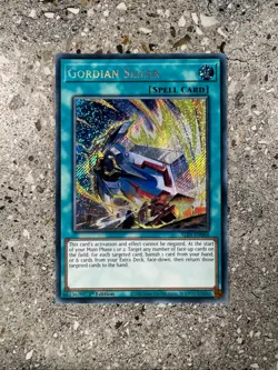 Yugioh TCG Gordian Slicer ALIN-EN066 Secret Rare 1st Edition NM-M - Image 1