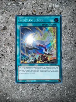 Yugioh TCG Gordian Slicer ALIN-EN066 Secret Rare 1st Edition NM-M - Image 3
