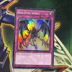 Yugioh! Red-Eyes Spirit DRL2-EN020 Super Rare 1st Edition NM - Image 1