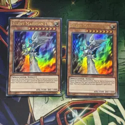Yugioh! Silent Magician LV8 YGLD-ENC04 x2 Ultra Rare Unlimited VLP/NM - Image 1