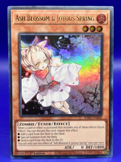 Yugioh! Ash Blossom & Joyous Spring RA01-EN008 Ultra Rare 1st Edition NM - Image 1