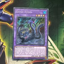 Yugioh! Extox Hydra BLMR-EN007 Secret Rare 1st Edition NM - Image 1