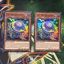 Yugioh! Electric Jellyfish x2 LED9-EN019 Super Rare 1st Edition NM - Image 1
