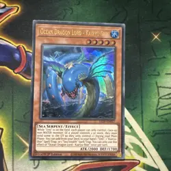Yugioh! Ocean Dragon Lord - Kairyu-Shin LED9-EN017 Ultra Rare 1st Edition NM - Image 1