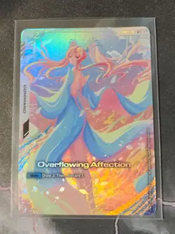 GUNDAM TCG CARD GAME OVERFLOWING AFFECTION GD01-118 U+ HOLO FOIL ENGLISH NEWTYPE - Image 1