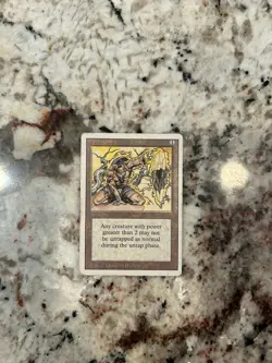 Mtg Revised Meekstone - Magic the Gathering Meekstone Revised Hp-Damaged - Image 1