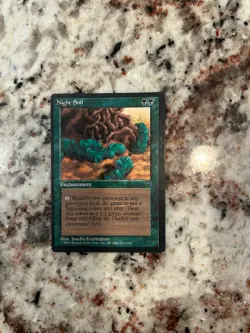 Mtg Miscut Night Soil - Magic the Gathering Miscut Card Fallen Empires Lp - Image 1