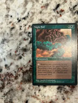Mtg Miscut Night Soil - Magic the Gathering Miscut Card Fallen Empires Lp - Image 2