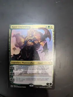 Ajani Unyielding Commander 2020 MtG Magic the Gathering Planeswalker - Image 1