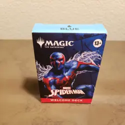 BLUE MTG Marvel Spiderman Welcome Deck - SDCC 2025 Magic The Gathering - Image 1