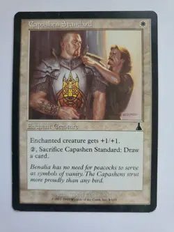 MTG Magic The Gathering Card Capashen Standard Enchant Creature White Urza's Des - Image 1