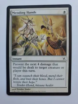 MTG Magic The Gathering Card Mending Hands Instant White Betrayers Of Kamigawa - Image 1