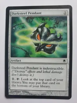 MTG Magic The Gathering Card Darksteel Pendant Artifact Darksteel - Image 1