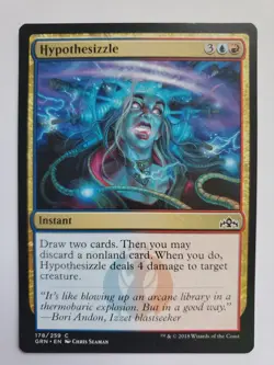 MTG Magic The Gathering Card Hypothesizzle Instant Blue Red Guilds Of Ravnica - Image 1
