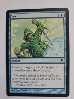 MTG Magic The Gathering Card Vex Instant Blue Darksteel - Image 1