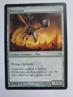 MTG Magic The Gathering Card Hovermyr Artifact Creature New Phyrexia - Image 1