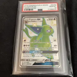 2019 POKEMON SUN & MOON HIDDEN FATES #SV60 FULL ART/ESPEON GX PSA 10 - Image 2